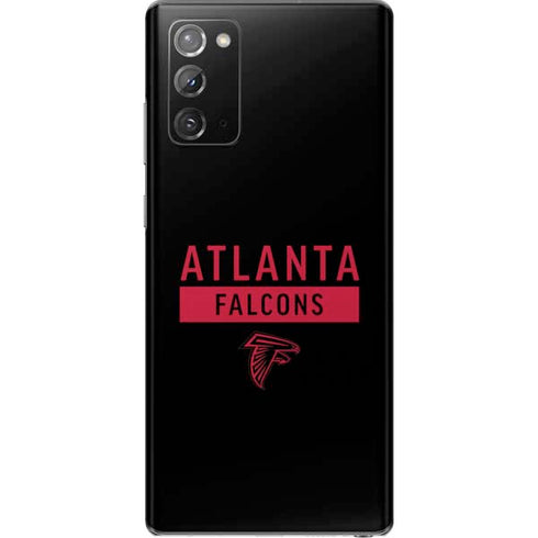 NFL Atlanta Falcons Black Performance Series Galaxy Note20 5G Skin