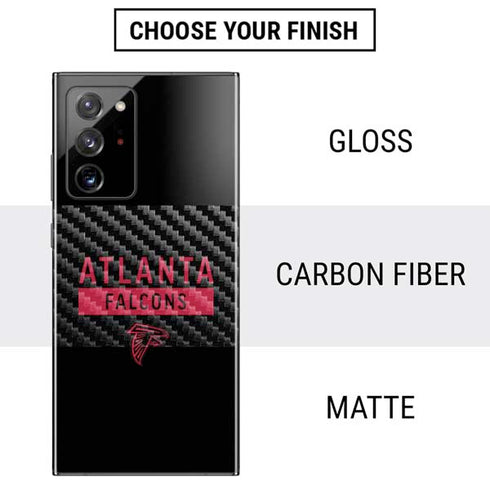 NFL Atlanta Falcons Black Performance Series Galaxy Note20 Ultra 5G Skin