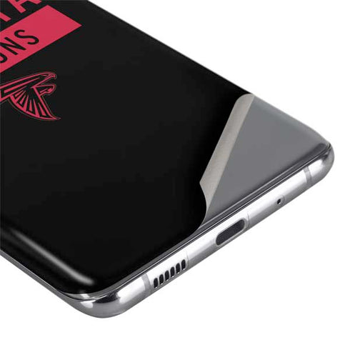 NFL Atlanta Falcons Black Performance Series Galaxy S20 Plus Skin