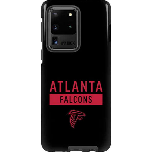 NFL Atlanta Falcons Black Performance Series Galaxy S20 Ultra 5G Pro Case