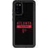 NFL Atlanta Falcons Black Performance Series Galaxy S20 Waterproof Case