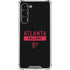 NFL Atlanta Falcons Black Performance Series Galaxy S24 FE Clear Case