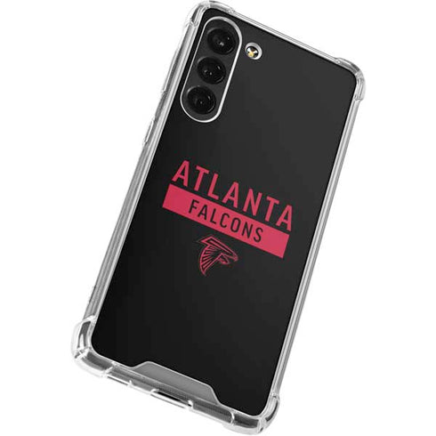 NFL Atlanta Falcons Black Performance Series Galaxy S24 FE Clear Case
