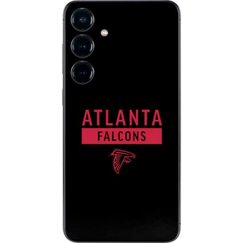 NFL Atlanta Falcons Black Performance Series Galaxy S25 Plus Skin