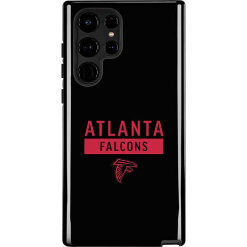 NFL Atlanta Falcons Black Performance Series Galaxy S25 Ultra Impact Case
