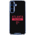 NFL Atlanta Falcons Black Performance Series Galaxy S25 Clear Case