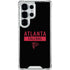 NFL Atlanta Falcons Black Performance Series Galaxy S25 Ultra Clear Case