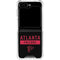 NFL Atlanta Falcons Black Performance Series Galaxy Z Flip6 Clear Case