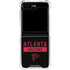 NFL Atlanta Falcons Black Performance Series Galaxy Z Flip6 Clear Case