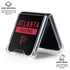 NFL Atlanta Falcons Black Performance Series Galaxy Z Flip6 Clear Case