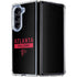 NFL Atlanta Falcons Black Performance Series Galaxy Z Fold5 5G Clear Case