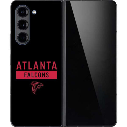 NFL Atlanta Falcons Black Performance Series Galaxy Z Fold5 5G Skin