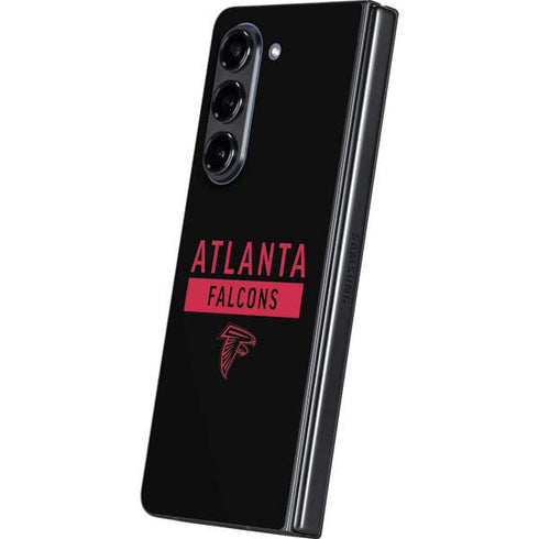 NFL Atlanta Falcons Black Performance Series Galaxy Z Fold5 5G Skin