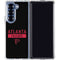 NFL Atlanta Falcons Black Performance Series Galaxy Z Fold6 Clear Case