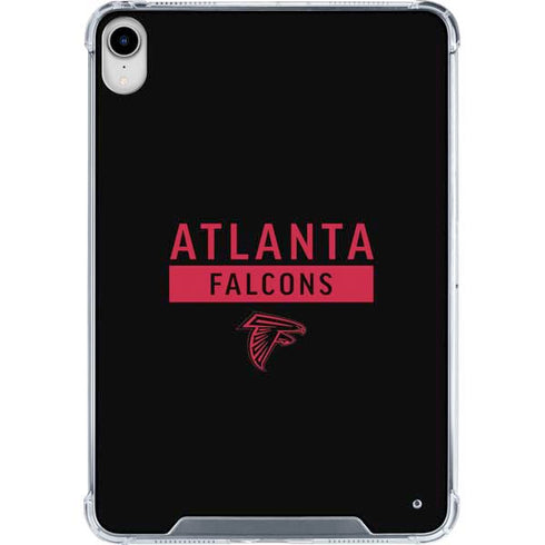 NFL Atlanta Falcons Black Performance Series iPad 11th Gen (2025) Clear Case