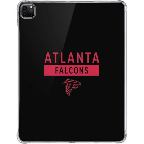 NFL Atlanta Falcons Black Performance Series iPad Pro 11in (2024) Clear Case