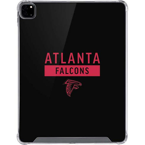 NFL Atlanta Falcons Black Performance Series iPad Pro 12.9in (2020) Clear Case