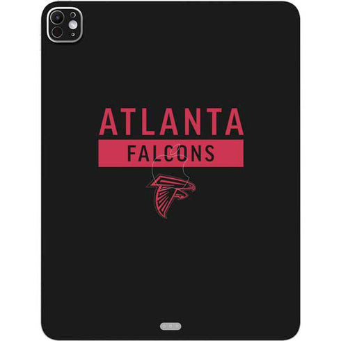 NFL Atlanta Falcons Black Performance Series iPad Pro 13in M4 (2024) Skin