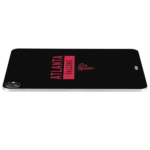 NFL Atlanta Falcons Black Performance Series iPad Pro 13in M4 (2024) Skin