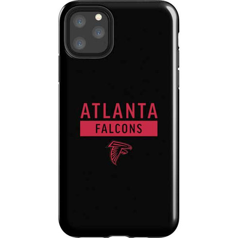 NFL Atlanta Falcons Black Performance Series iPhone 11 Pro Max Impact Case