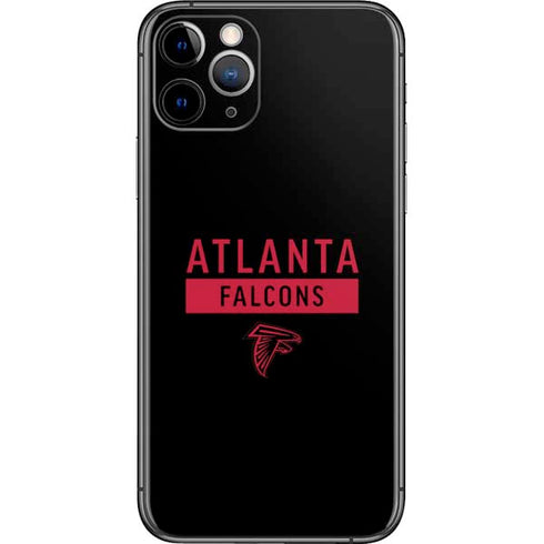 NFL Atlanta Falcons Black Performance Series iPhone 11 Pro Skin
