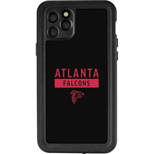 NFL Atlanta Falcons Black Performance Series iPhone 11 Pro Waterproof Case
