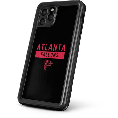 NFL Atlanta Falcons Black Performance Series iPhone 11 Pro Waterproof Case