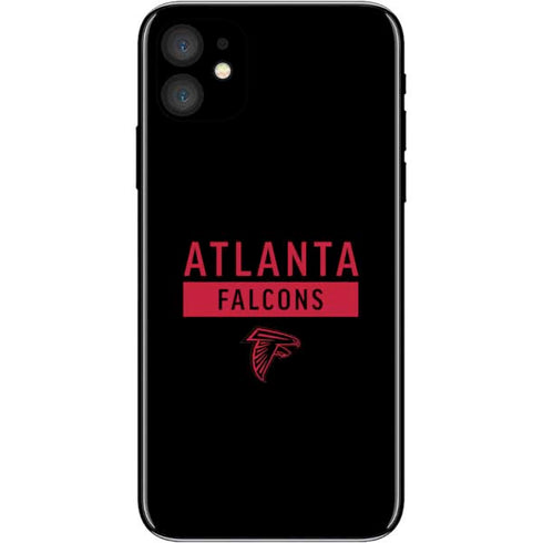 NFL Atlanta Falcons Black Performance Series iPhone 11 Skin