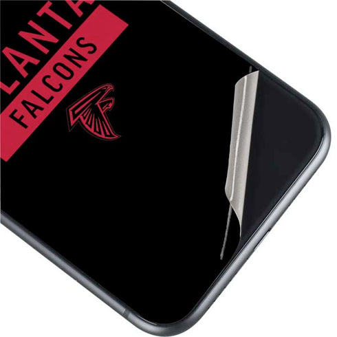 NFL Atlanta Falcons Black Performance Series iPhone 11 Skin