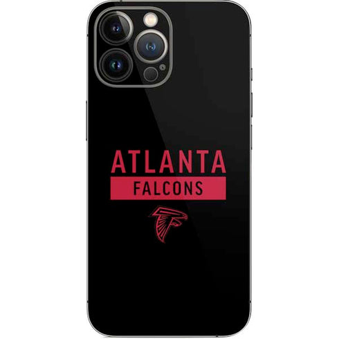 NFL Atlanta Falcons Black Performance Series iPhone 15 Pro Max Skin