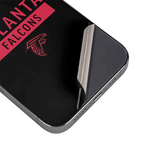 NFL Atlanta Falcons Black Performance Series iPhone 15 Pro Max Skin