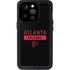 NFL Atlanta Falcons Black Performance Series iPhone 15 Pro Waterproof Case