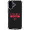 NFL Atlanta Falcons Black Performance Series iPhone 16 Clear Case