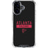 NFL Atlanta Falcons Black Performance Series iPhone 16 Clear Case