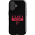 NFL Atlanta Falcons Black Performance Series iPhone 16 Impact Case