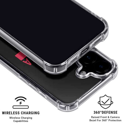 NFL Atlanta Falcons Black Performance Series iPhone 16 MagSafe Case