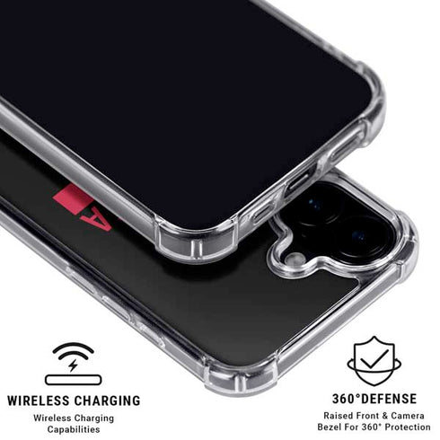 NFL Atlanta Falcons Black Performance Series iPhone 16 Plus MagSafe Case