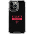 NFL Atlanta Falcons Black Performance Series iPhone 16 Pro Max Clear Case
