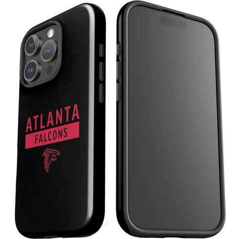 NFL Atlanta Falcons Black Performance Series iPhone 16 Pro Max Impact Case