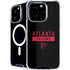 NFL Atlanta Falcons Black Performance Series iPhone 16 Pro Max MagSafe Case