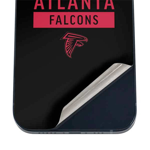NFL Atlanta Falcons Black Performance Series iPhone 16 Skin