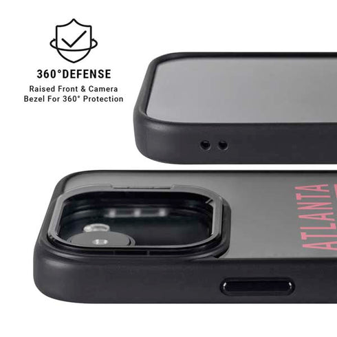 NFL Atlanta Falcons Black Performance Series iPhone 16e Kickstand Case