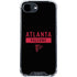 NFL Atlanta Falcons Black Performance Series iPhone 16e Clear Case