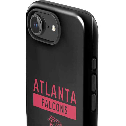 NFL Atlanta Falcons Black Performance Series iPhone 16e Impact Case