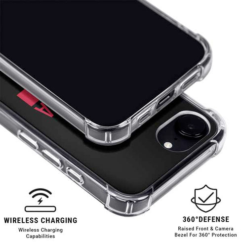 NFL Atlanta Falcons Black Performance Series iPhone 16e MagSafe Case