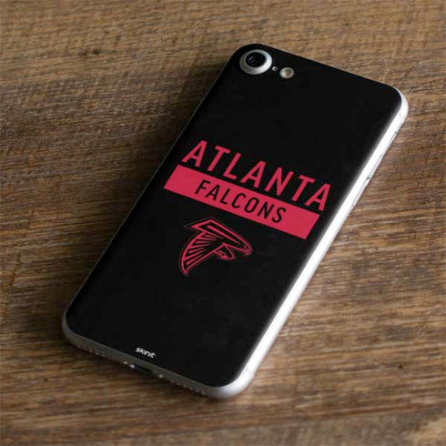 NFL Atlanta Falcons Black Performance Series iPhone 8 Skin