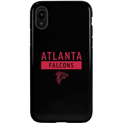 NFL Atlanta Falcons Black Performance Series iPhone XR Pro Case