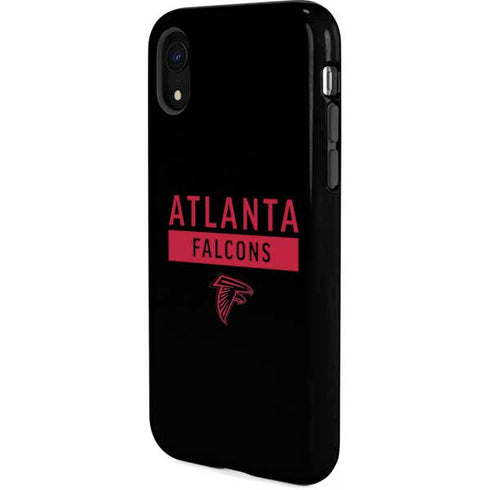 NFL Atlanta Falcons Black Performance Series iPhone XR Pro Case