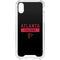 NFL Atlanta Falcons Black Performance Series iPhone XS Clear Case