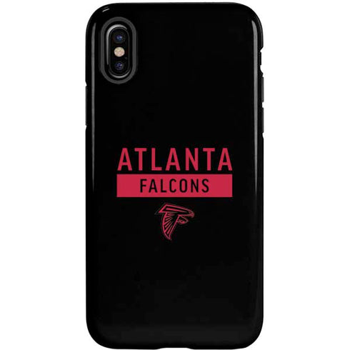 NFL Atlanta Falcons Black Performance Series iPhone XS Pro Case